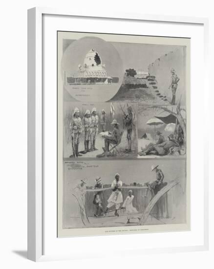 Our Success in the Soudan, Sketches at Omdurman-Henry Charles Seppings Wright-Framed Giclee Print