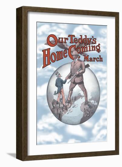 Our Teddy's Homecoming March-null-Framed Art Print