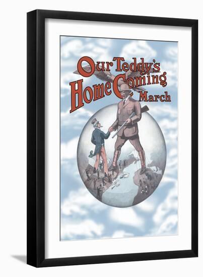 Our Teddy's Homecoming March-null-Framed Art Print