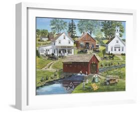 Our Town Beach-Bob Fair-Framed Giclee Print