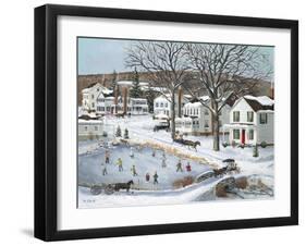 Our Town Long Ago-Bob Fair-Framed Giclee Print