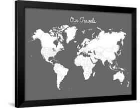 Our Travels Steel-Samantha Ranlet-Framed Art Print