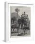 Our Troops in Burmah, Mounted Infantry with Baggage Elephants Crossing the Shan Hills-Richard Caton Woodville II-Framed Giclee Print