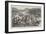 Our Troops in Burmah, Royal Munster Fusiliers Crossing the Myitnge River-null-Framed Giclee Print