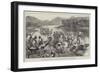 Our Troops in Burmah, Royal Munster Fusiliers Crossing the Myitnge River-null-Framed Giclee Print