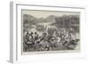 Our Troops in Burmah, Royal Munster Fusiliers Crossing the Myitnge River-null-Framed Giclee Print