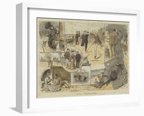 Our Umbrellas-William Ralston-Framed Giclee Print