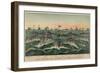 Our Victorious Fleets in Cuban Waters-null-Framed Art Print