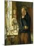 Our Village Clockmaker Solving a Problem-James Campbell-Mounted Giclee Print