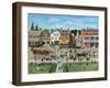 Our Village Parade 4th of July 1909-Bob Fair-Framed Giclee Print