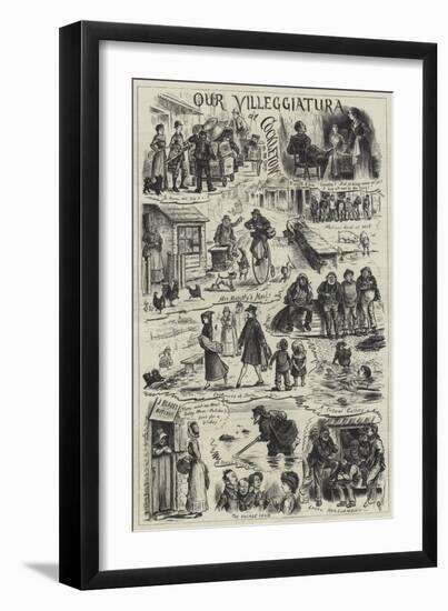 Our Villeggiatura at Cockleton on the Ooze-null-Framed Giclee Print