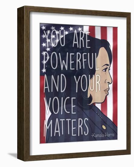 Our Voice Matters-Marcus Prime-Framed Art Print