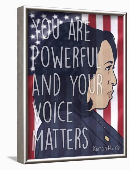 Our Voice Matters-Marcus Prime-Framed Art Print