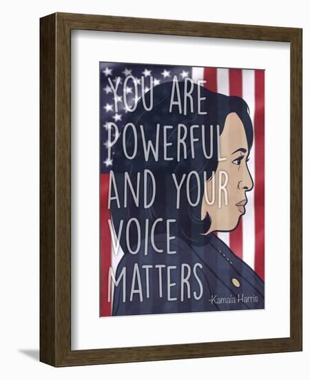 Our Voice Matters-Marcus Prime-Framed Art Print