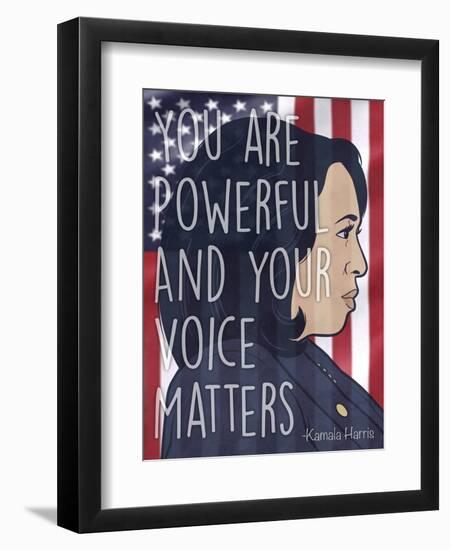 Our Voice Matters-Marcus Prime-Framed Art Print