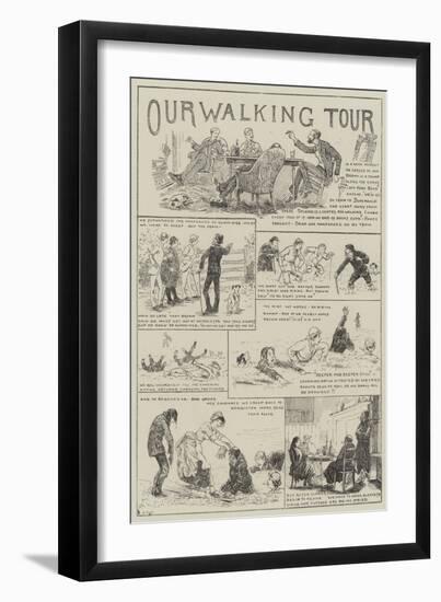 Our Walking Tour-Edward Morant Cox-Framed Giclee Print