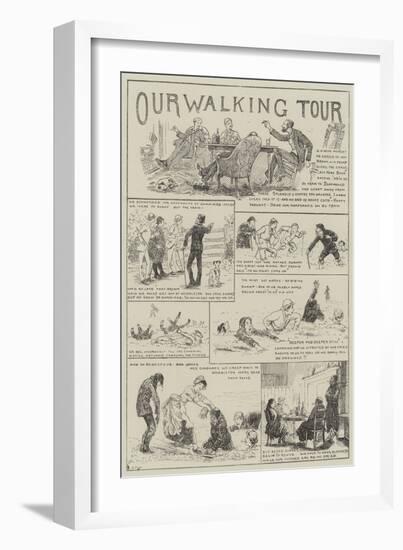 Our Walking Tour-Edward Morant Cox-Framed Giclee Print