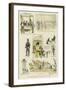 Our Wandering Artist at Dijon, Lyons, and Toulon-Phil May-Framed Giclee Print