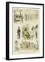 Our Wandering Artist at Dijon, Lyons, and Toulon-Phil May-Framed Giclee Print