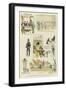 Our Wandering Artist at Dijon, Lyons, and Toulon-Phil May-Framed Giclee Print