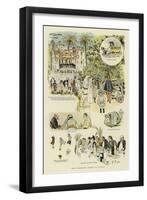 Our Wandering Artist at Hyeres-Phil May-Framed Giclee Print