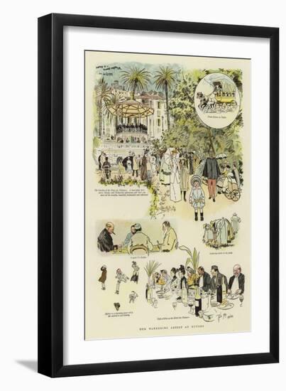 Our Wandering Artist at Hyeres-Phil May-Framed Giclee Print
