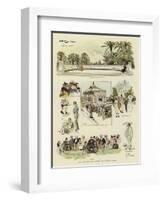 Our Wandering Artist at Monte Carlo-Phil May-Framed Giclee Print