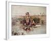 Our Warriors Return, 1895-Charles Marion Russell-Framed Premium Giclee Print