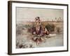 Our Warriors Return, 1895-Charles Marion Russell-Framed Premium Giclee Print