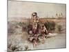 Our Warriors Return, 1895-Charles Marion Russell-Mounted Premium Giclee Print