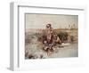 Our Warriors Return, 1895-Charles Marion Russell-Framed Giclee Print