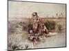 Our Warriors Return, 1895-Charles Marion Russell-Mounted Giclee Print