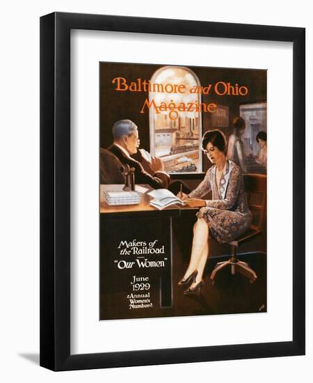 Our Women-Charles H. Dickson-Framed Premium Giclee Print