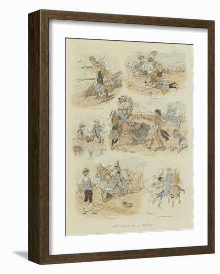 Our Young Folks' Holiday-null-Framed Giclee Print