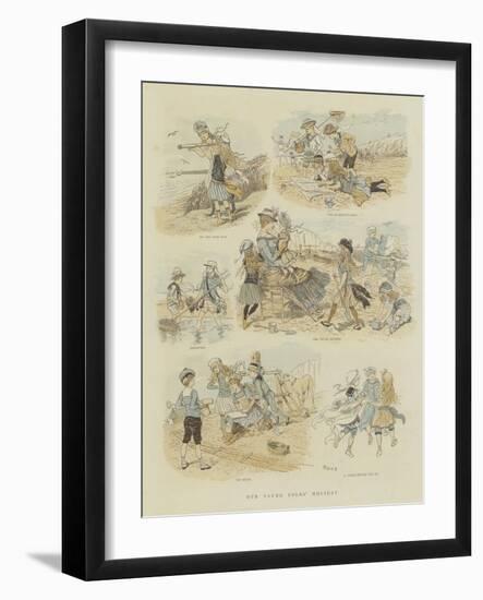 Our Young Folks' Holiday-null-Framed Giclee Print