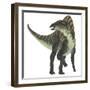 Ouranosaurus Dinosaur, White Background-Stocktrek Images-Framed Art Print