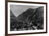 Ouray, Colorado - Northern View from Town-Lantern Press-Framed Art Print