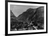 Ouray, Colorado - Northern View from Town-Lantern Press-Framed Art Print