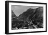 Ouray, Colorado - Northern View from Town-Lantern Press-Framed Art Print