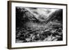 Ouray, Colorado - Panoramic View of Town, Mt Abram-Lantern Press-Framed Art Print