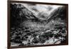 Ouray, Colorado - Panoramic View of Town, Mt Abram-Lantern Press-Framed Art Print