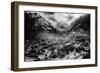 Ouray, Colorado - Panoramic View of Town, Mt Abram-Lantern Press-Framed Art Print