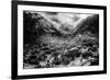 Ouray, Colorado - Panoramic View of Town, Mt Abram-Lantern Press-Framed Premium Giclee Print