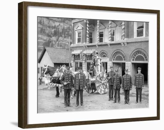 Ouray Fire Department, City Hall, C.1906-null-Framed Photographic Print