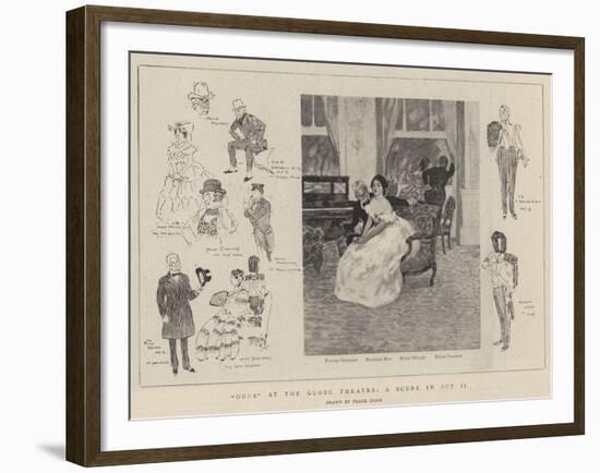 Ours at the Globe Theatre, a Scene in Act II-Frank Craig-Framed Giclee Print