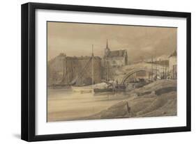 Ouse Bridge, York, 1800-Thomas Girtin-Framed Giclee Print