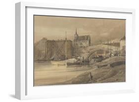 Ouse Bridge, York, 1800-Thomas Girtin-Framed Giclee Print