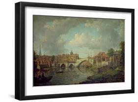 Ouse Bridge, York, c.1764-William Marlow-Framed Giclee Print