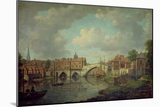 Ouse Bridge, York, c.1764-William Marlow-Mounted Giclee Print