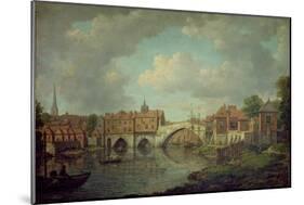 Ouse Bridge, York, c.1764-William Marlow-Mounted Giclee Print